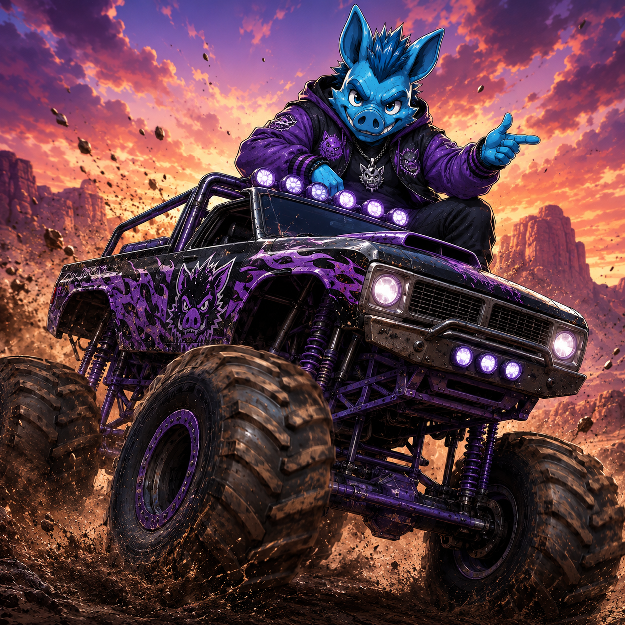 $RAPI monster truck art